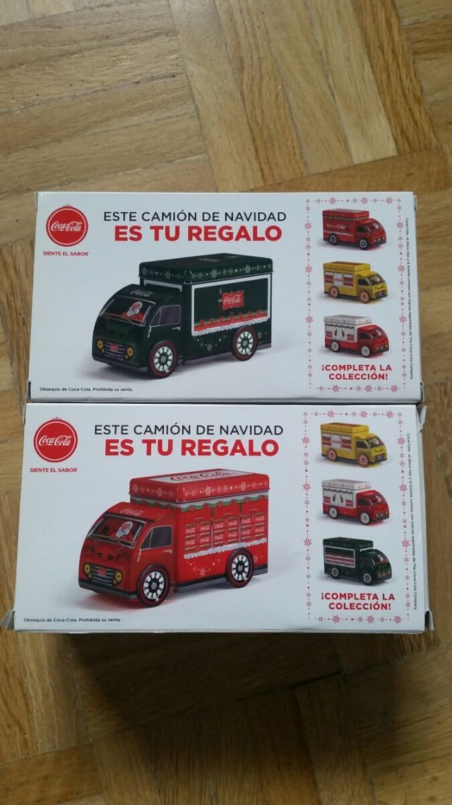 Camión de Cocacola hojalata