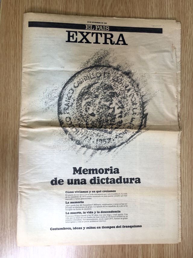 EL PAÍS extra Memoria de una dictadura