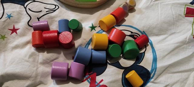 Juego de equilibrio de madera