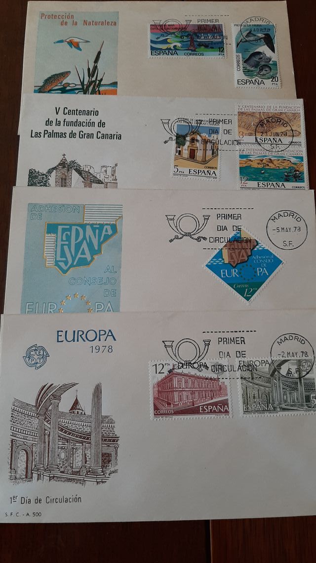 Sellos Primera Edición Año 78, 79, 80