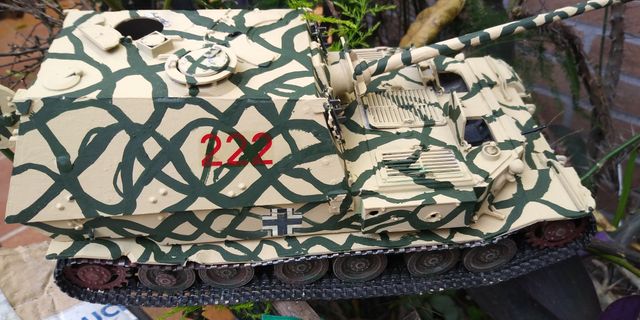 Tanque a escala, modelismo a escala 1/35 alemán