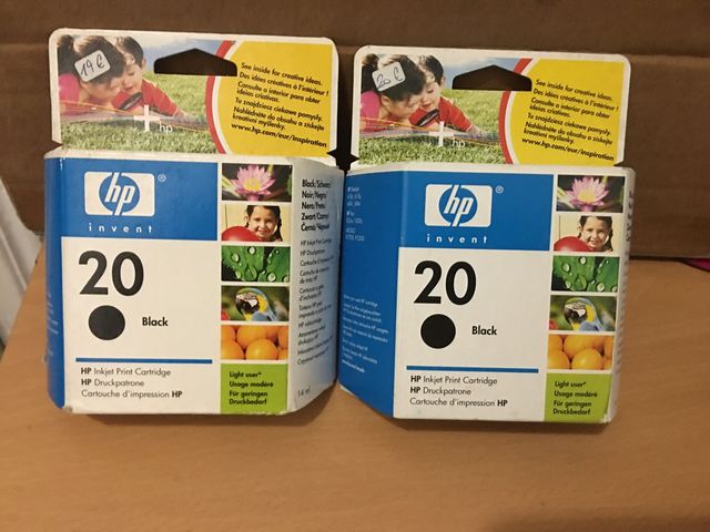 Lotto cartucce nuove Hp 20