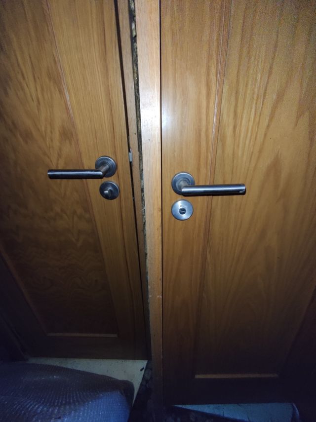 Puertas de roble macizo lisas