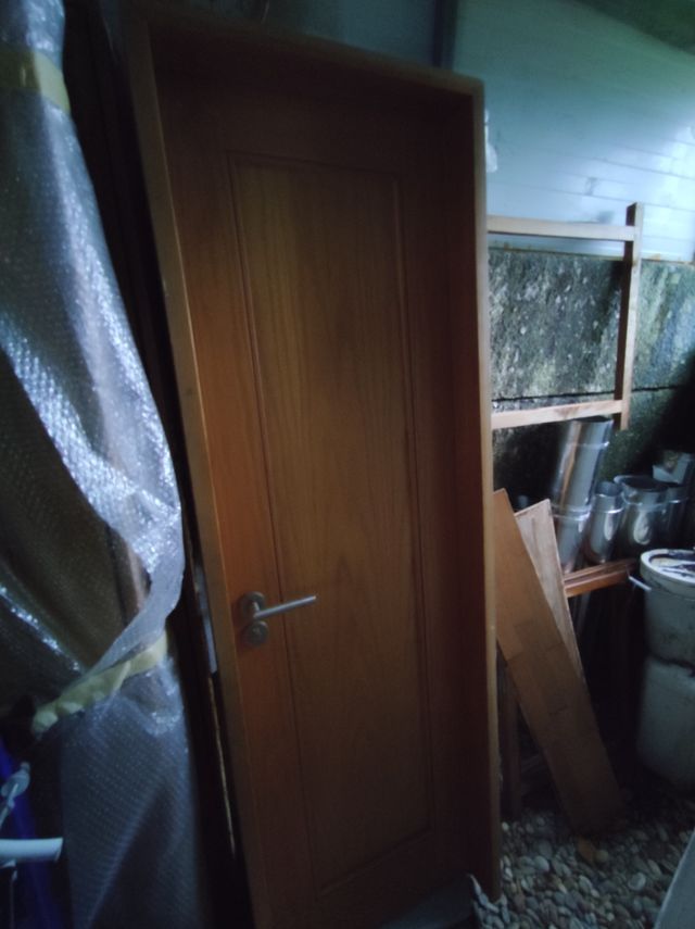 Puertas de roble macizo lisas