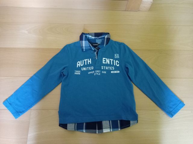 polos y camisetas de manga larga niño talla 6 años