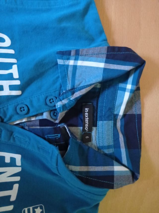 polos y camisetas de manga larga niño talla 6 años