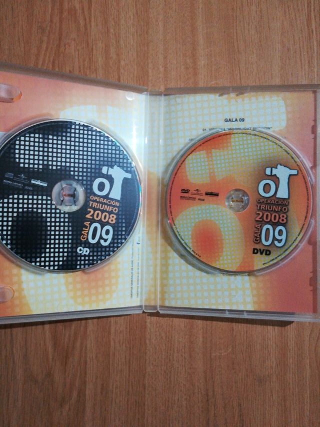 Cd + Dvd Operacion Triunfo 2008 Gala 09