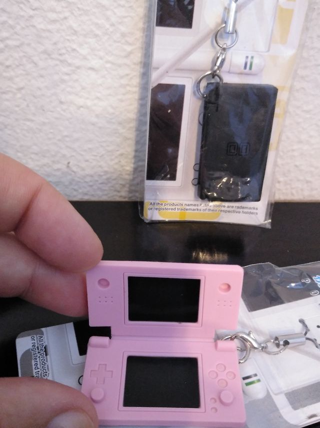 Lote 2 Llaveros Nintendo DS Nuevos a Estrenar