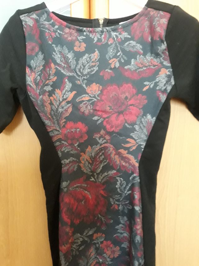 Vestido flores japonés s pull&bear 