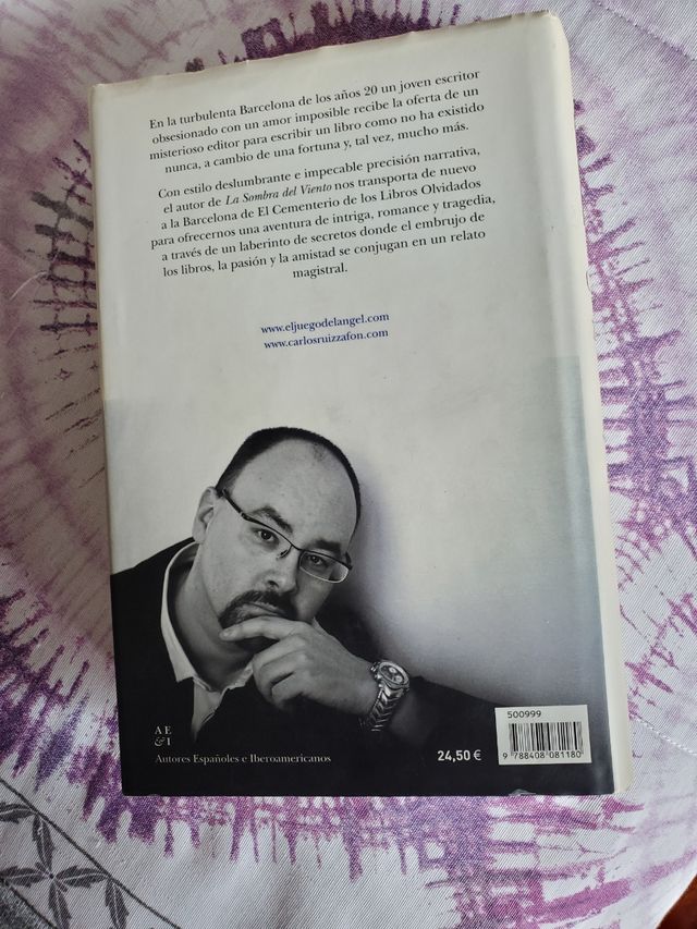 El juego del ángel de Carlos Ruiz Zafón