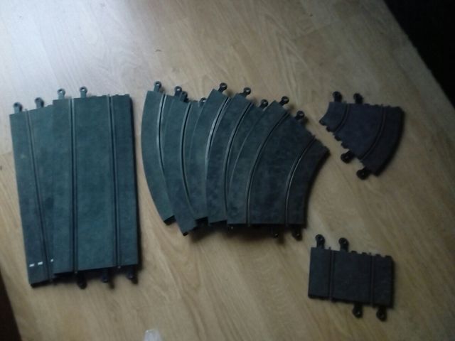 Scalextric antiguo más 9 pistas