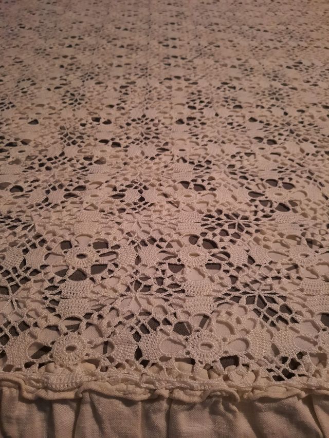 🟢Colcha de ganchillo