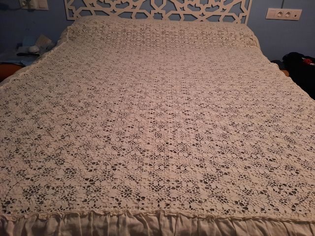 🟢Colcha de ganchillo