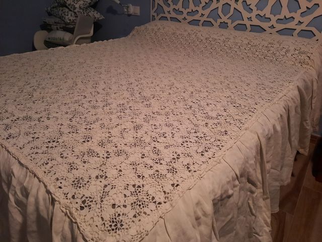 🟢Colcha de ganchillo