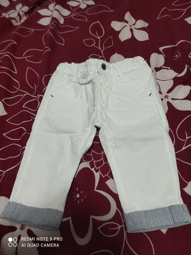 Pantalón fino niño, Chicco talla 6 meses.