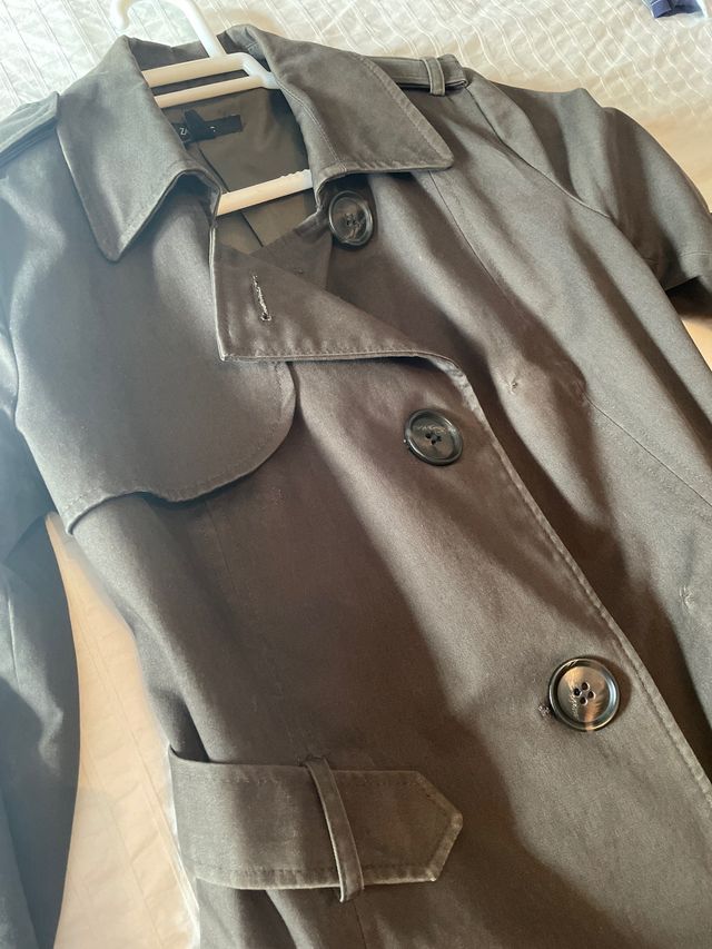 Abrigo gabardina ZARA