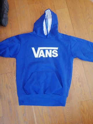 sudadera vans azul