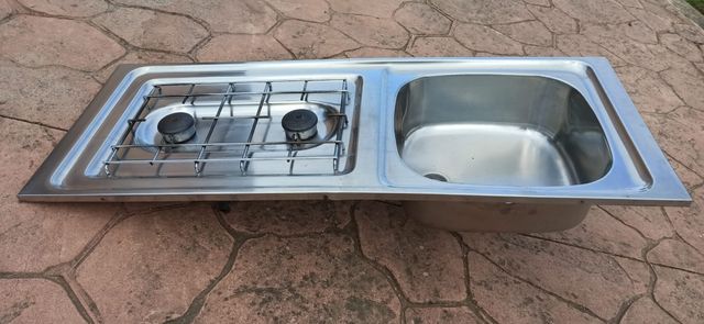 fregadero para caravana