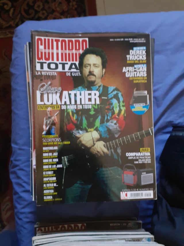 lote guitarra total de 53 números con sus cds