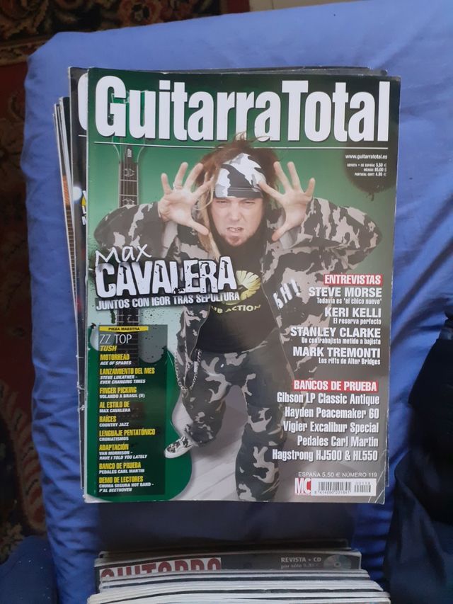 lote guitarra total de 53 números con sus cds