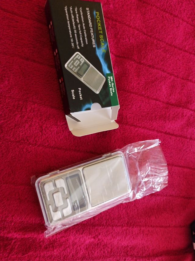 Báscula de precisión de bolsillo