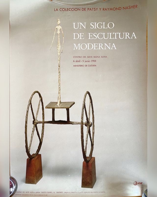 Cartel "Un siglo de Escultura Moderna".