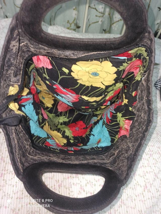 Bolso mujer grande, Vintage "Misako", nuevo.