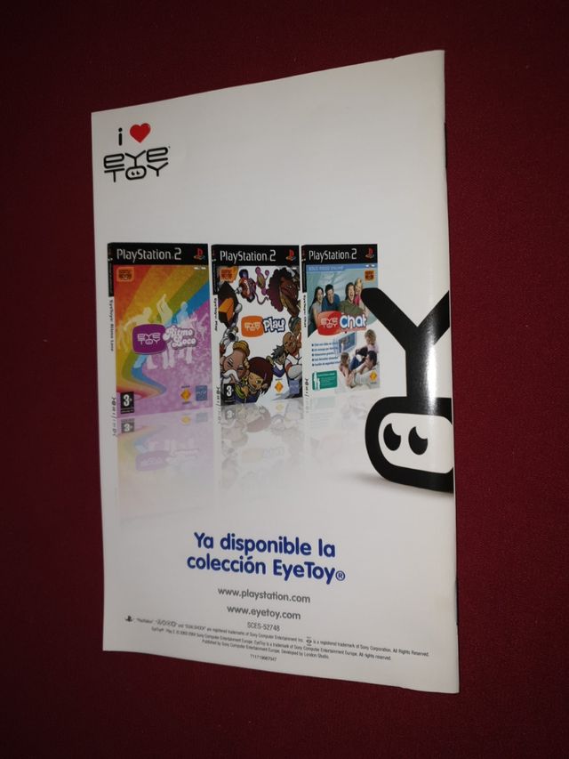 Eye Toy Play 2 PlayStation PS2 PAL España nuevo