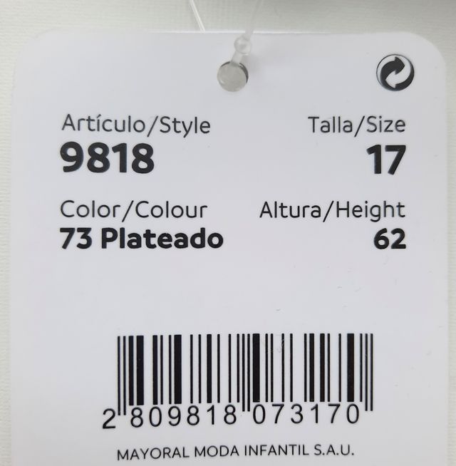 Sandalia para bebé de Mayoral