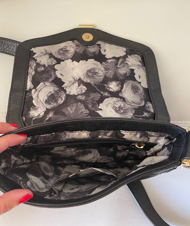 Bolso negro de piel TED BAKER