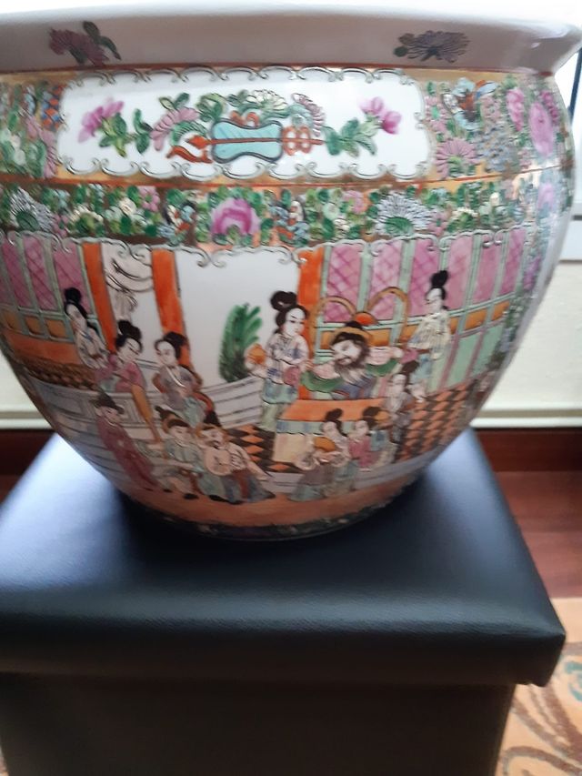 macetero chino porcelana coleccionistas