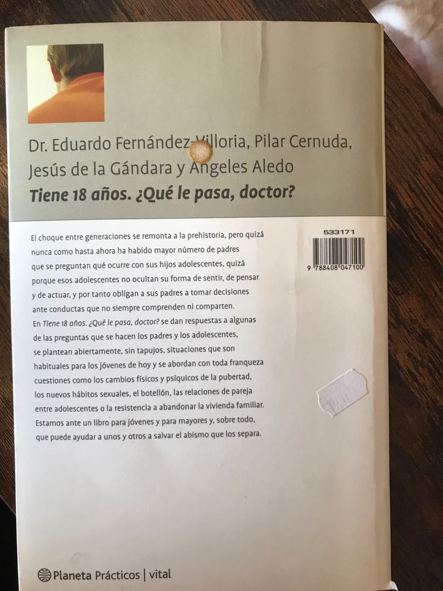 Tiene 18 años. ¿Qué le pasa, Doctor?