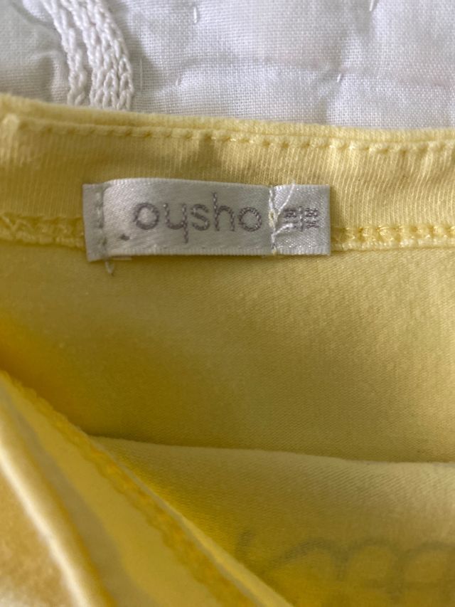 Camiseta Hello Kitty amarilla tirantes t-XS Oysho