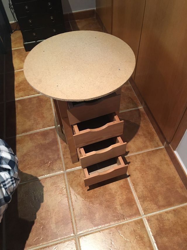 Mesa camilla de madera