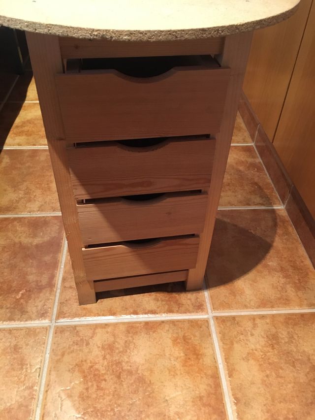 Mesa camilla de madera