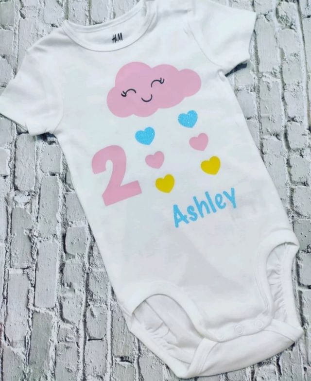 Bodys bebé personalizados cumpleaños