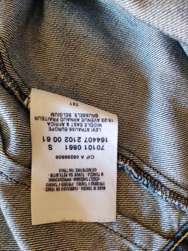 chaqueta vaquera levis