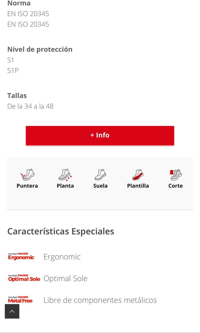 Calzado Seguridad Panter EOS LINK