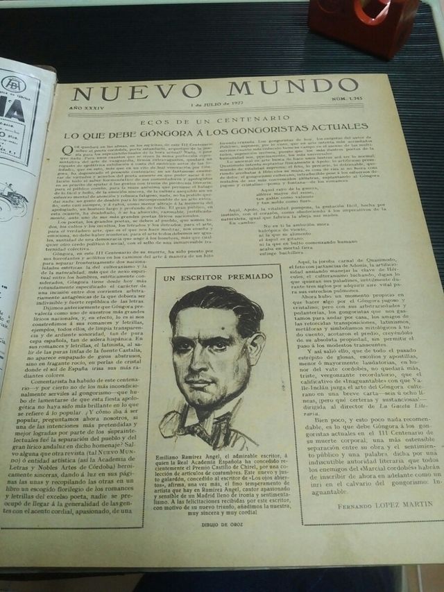Revista Nuevo Mundo 1927 encuadernada