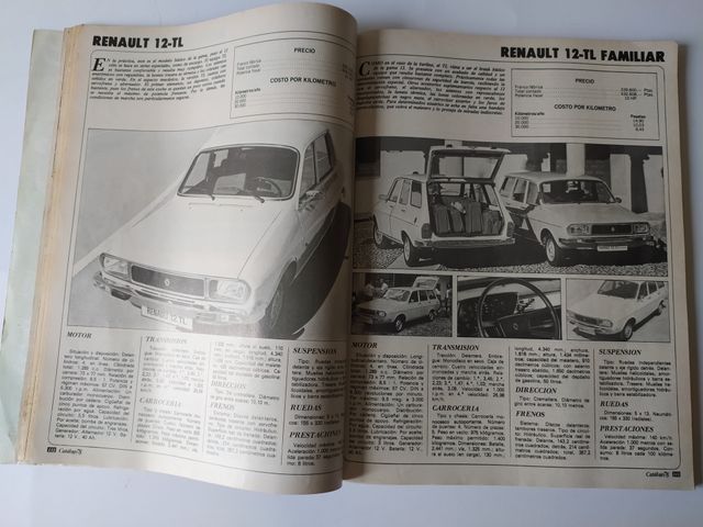 CATALOGO VELOCIDAD ANUAL, AÑO 1978