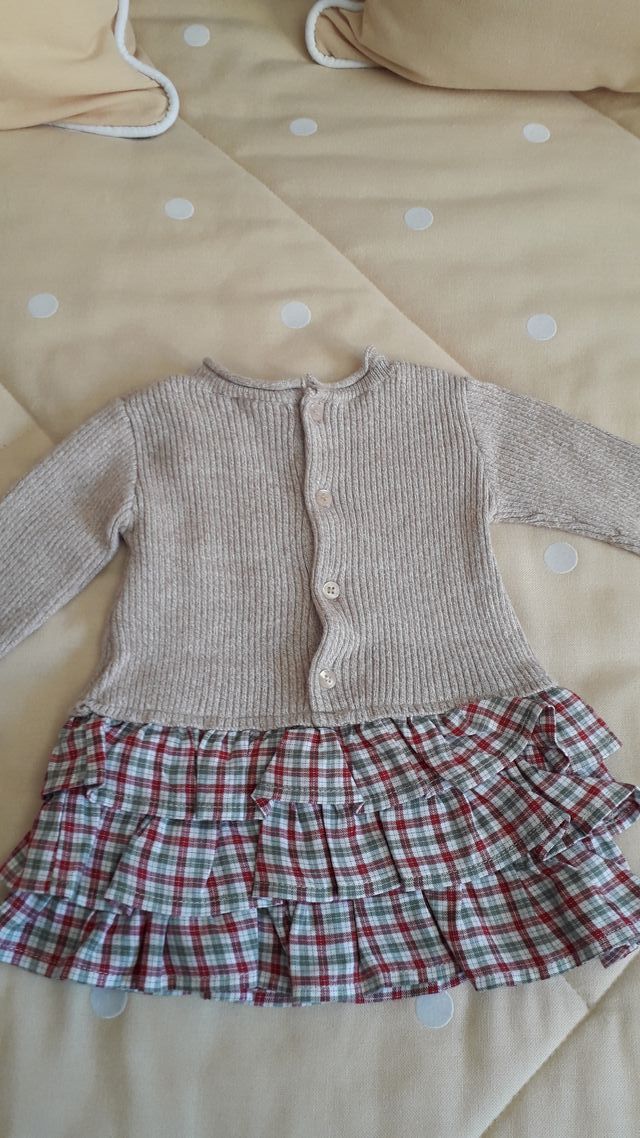 Vestido y Chaqueta 6 meses