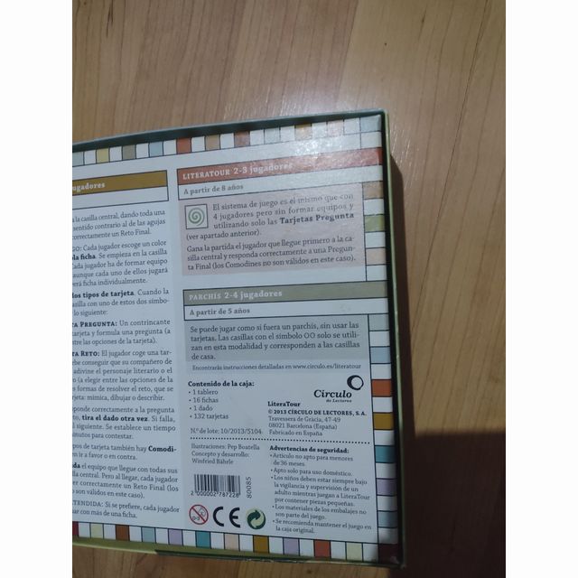 Juego de mesa Literatour