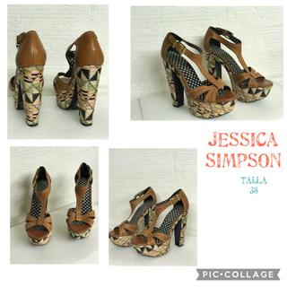SANDALIAS PLATAFORMA JESSICA SIMPSON TALLA 38