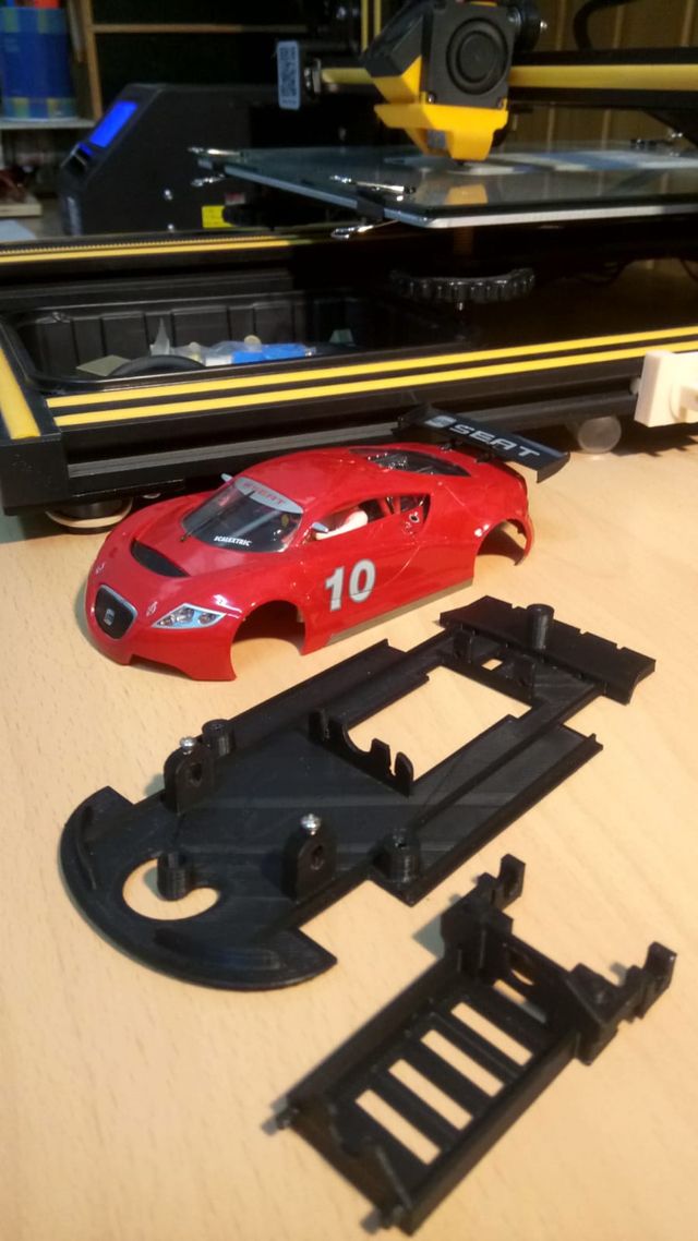 CHASIS PARA SCALEXTRIC SEAT CUPRA GT