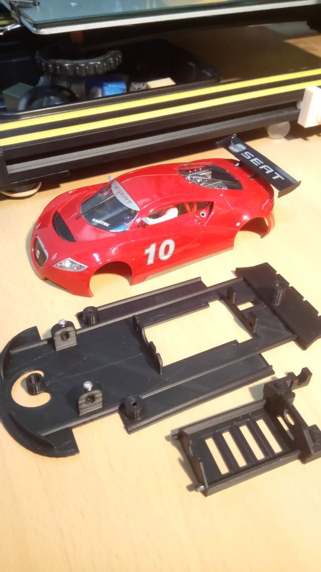 CHASIS PARA SCALEXTRIC SEAT CUPRA GT