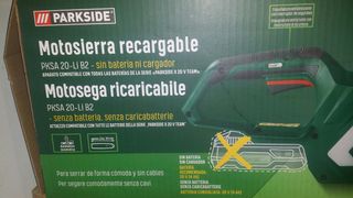 Motosierra recargable parkside a estrenar de segunda mano por 80 EUR en  Alhendín en WALLAPOP