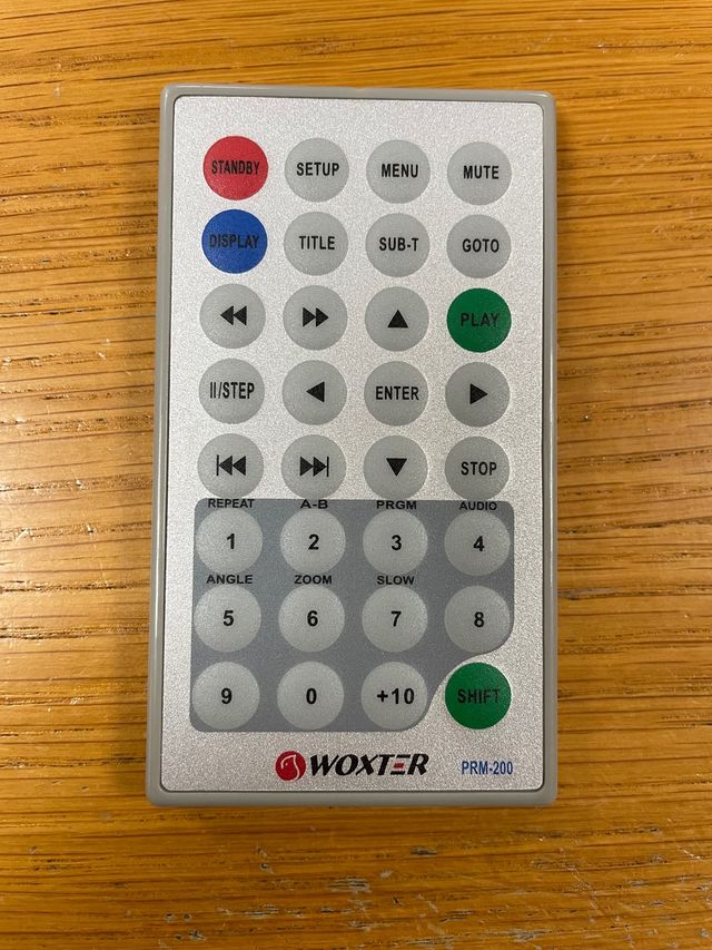Dvd portátil Woxter con pantalla 7 pulgadas 