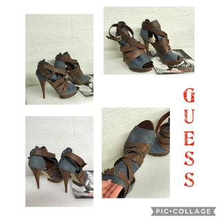 SANDALIAS ATADAS PEEP TOES GUESS Talla 38