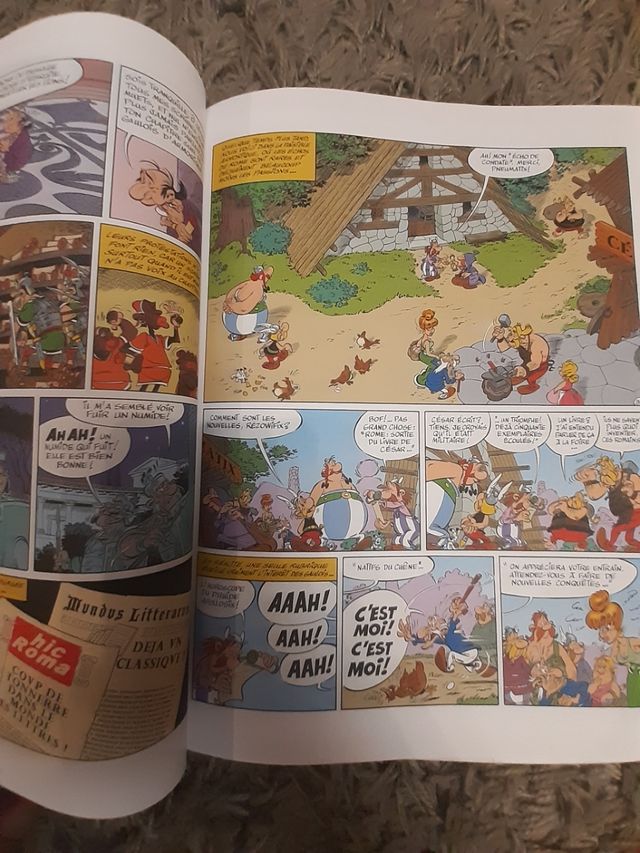 Comic Asterix Le Papyrus de César en francés