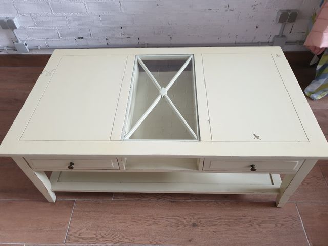 Mesa de centro de Salon de madera estilo retro